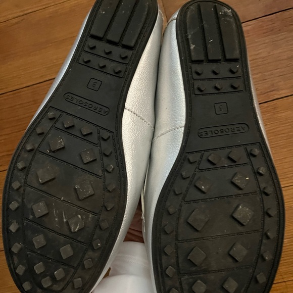 Aerosoles loafers silver sz8 - Picture 2 of 8
